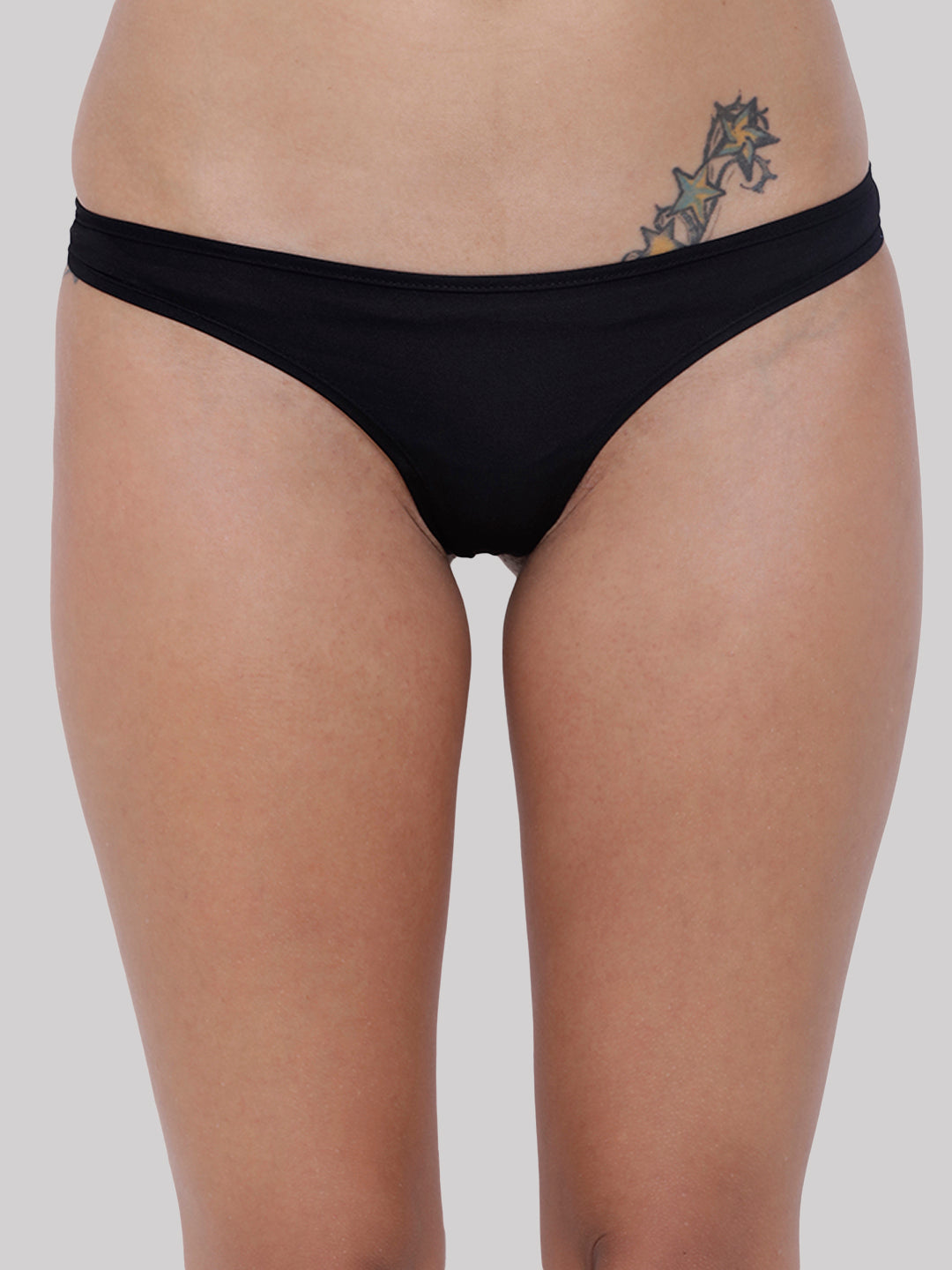 BASIICS by La Intimo women's single-pack semi-seamless thong panty for a smooth fit and comfortable everyday wear.