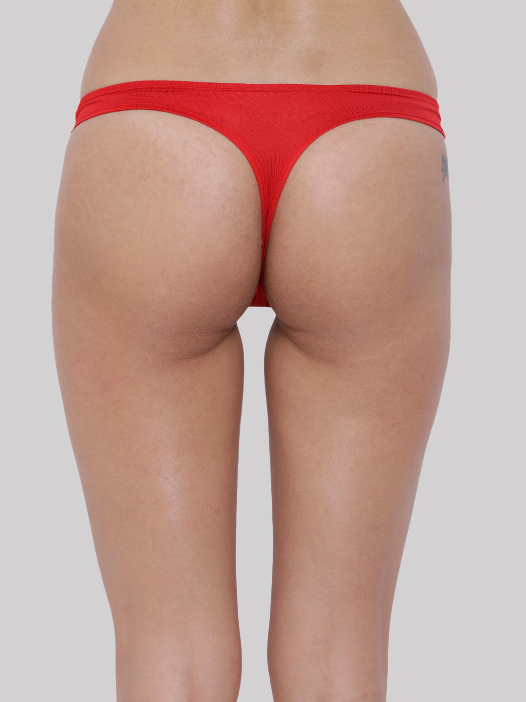 BASIICS by La Intimo women's single-pack semi-seamless thong panty for a smooth fit and comfortable everyday wear.