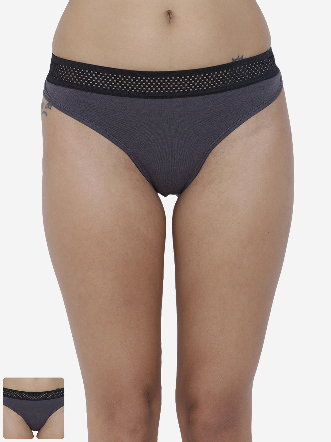 Pack of 2 women’s thongs from La Intimo, designed for comfort and seamless wear in a variety of colors.