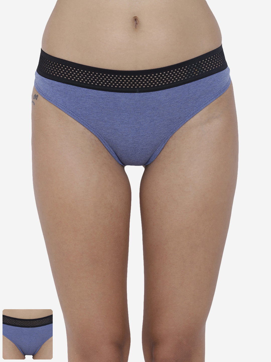 Pack of 2 women’s thongs from La Intimo, designed for comfort and seamless wear in a variety of colors.