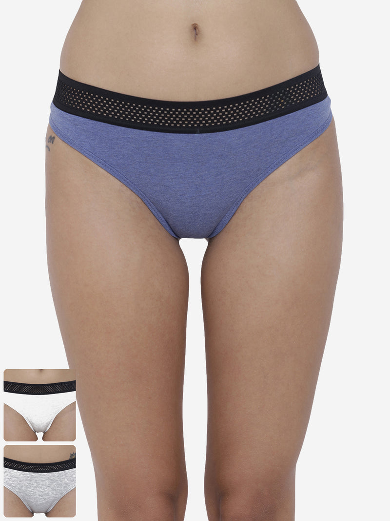 Pack of 3 women’s thongs from La Intimo, designed for comfort and seamless wear in a variety of colors.