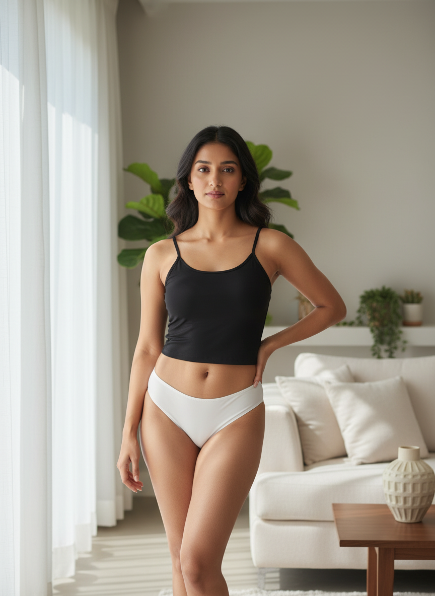 Cotton Thong Panty BASIICS - Naughty