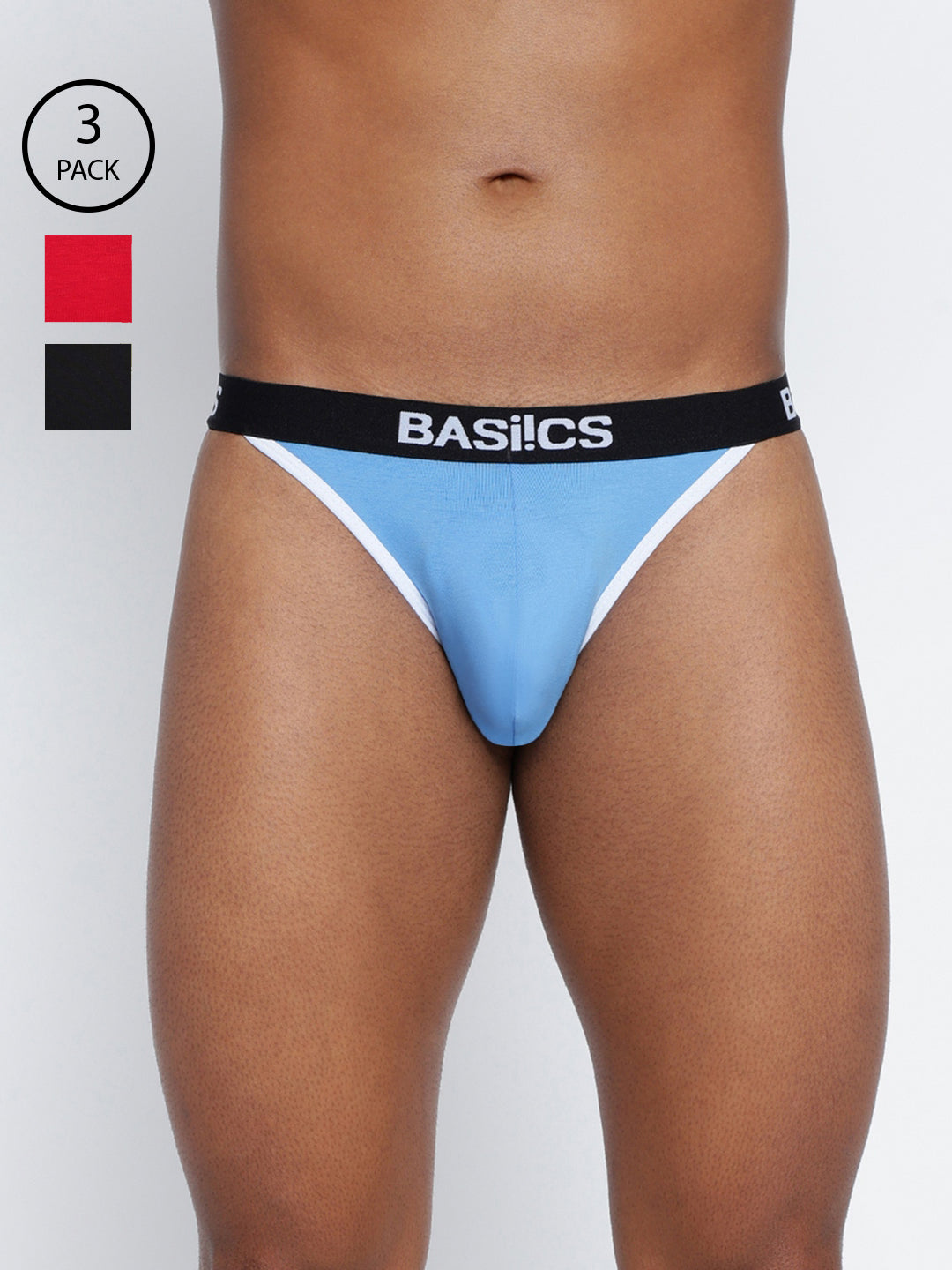 Pack of 3 men’s briefs from La Intimo, designed for comfort and seamless fit in a variety of colors.