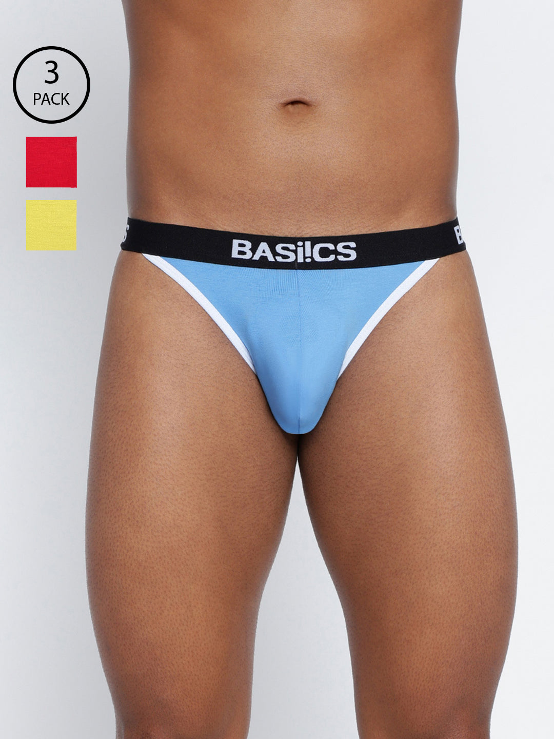 Pack of 3 men’s briefs from La Intimo, designed for comfort and seamless fit in a variety of colors.