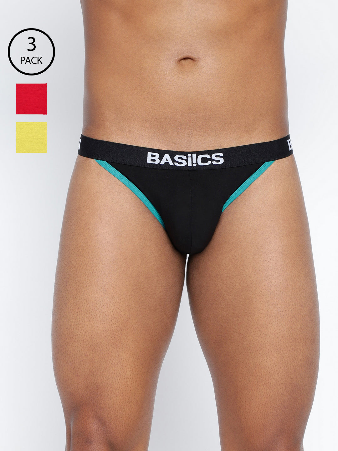 Pack of 3 men’s briefs from La Intimo, designed for comfort and seamless fit in a variety of colors.