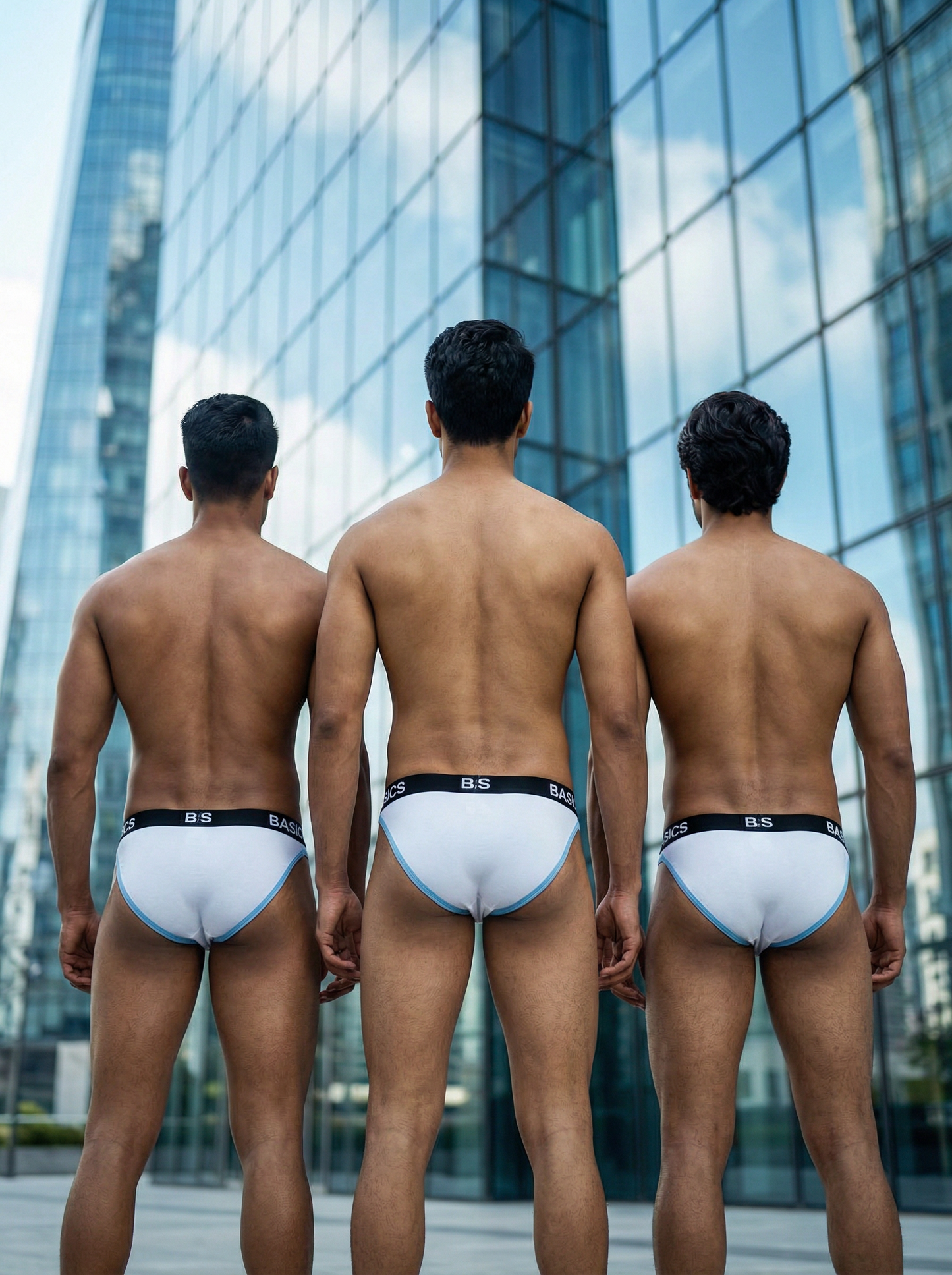 Cotton Brief - Thigh High BASIICS (Pack of 3)
