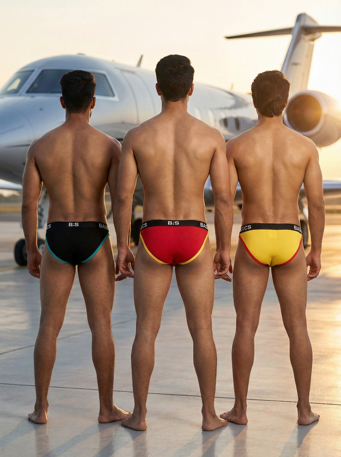 Cotton Brief - Thigh High BASIICS (Pack of 3)