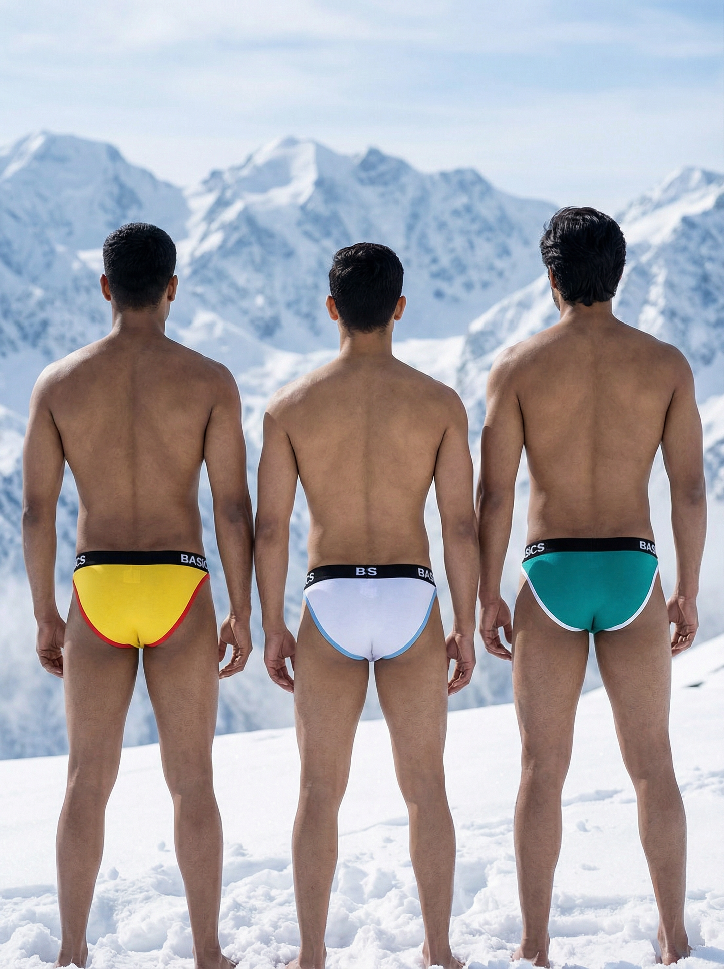 Cotton Brief - Thigh High BASIICS (Pack of 3)