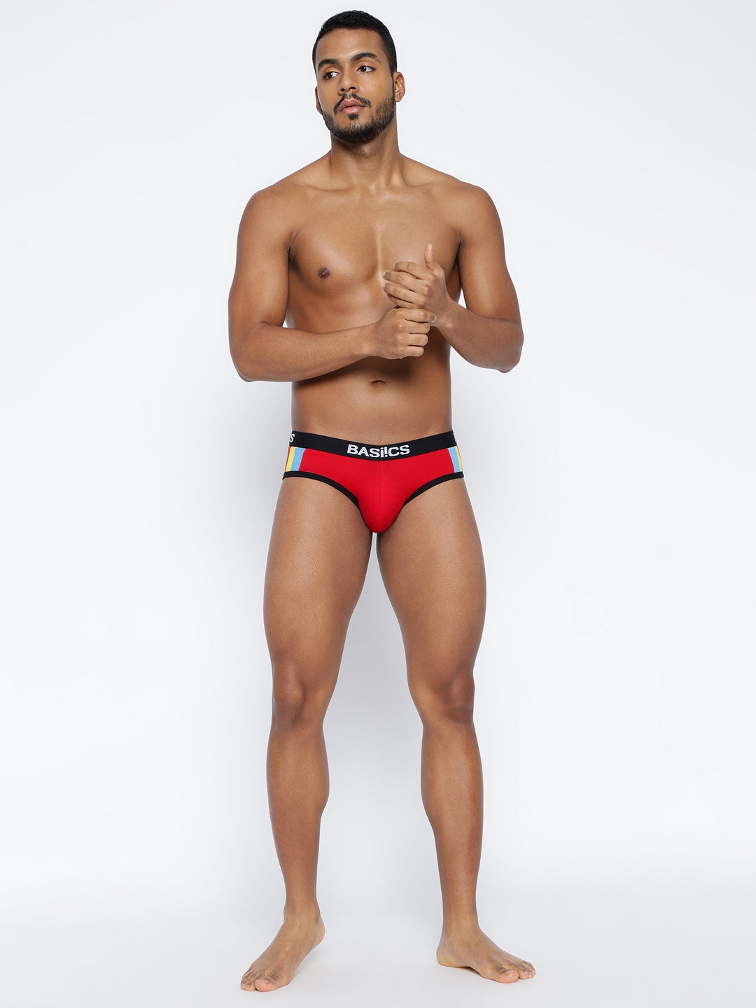 Men's briefs by BASIICS by La Intimo, single pack innerwear in a stylish and comfortable design.