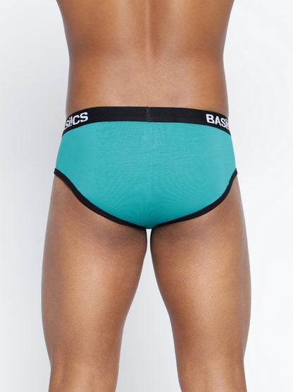 Pack of 3 Men's Standard Core BASIICS Briefs by La Intimo – Comfortable Innerwear in Black