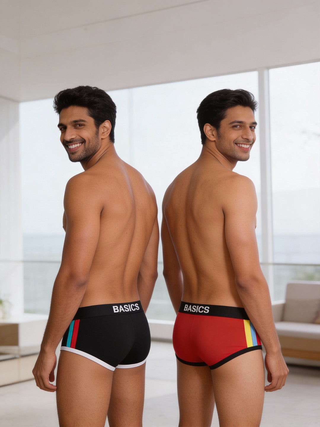 Cotton Brief - Straight Panel BASIICS (Pack of 2)