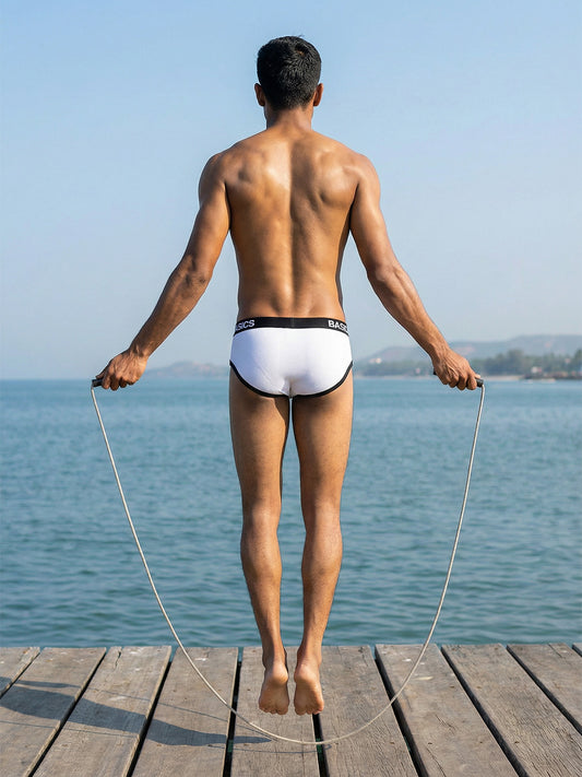 Cotton Brief - Straight Panel BASIICS