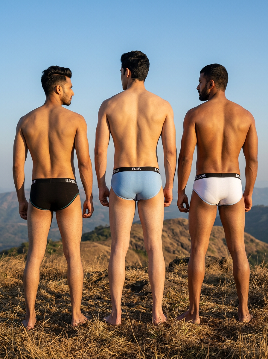 Cotton Brief - Active Everyday BASIICS (Pack of 3)