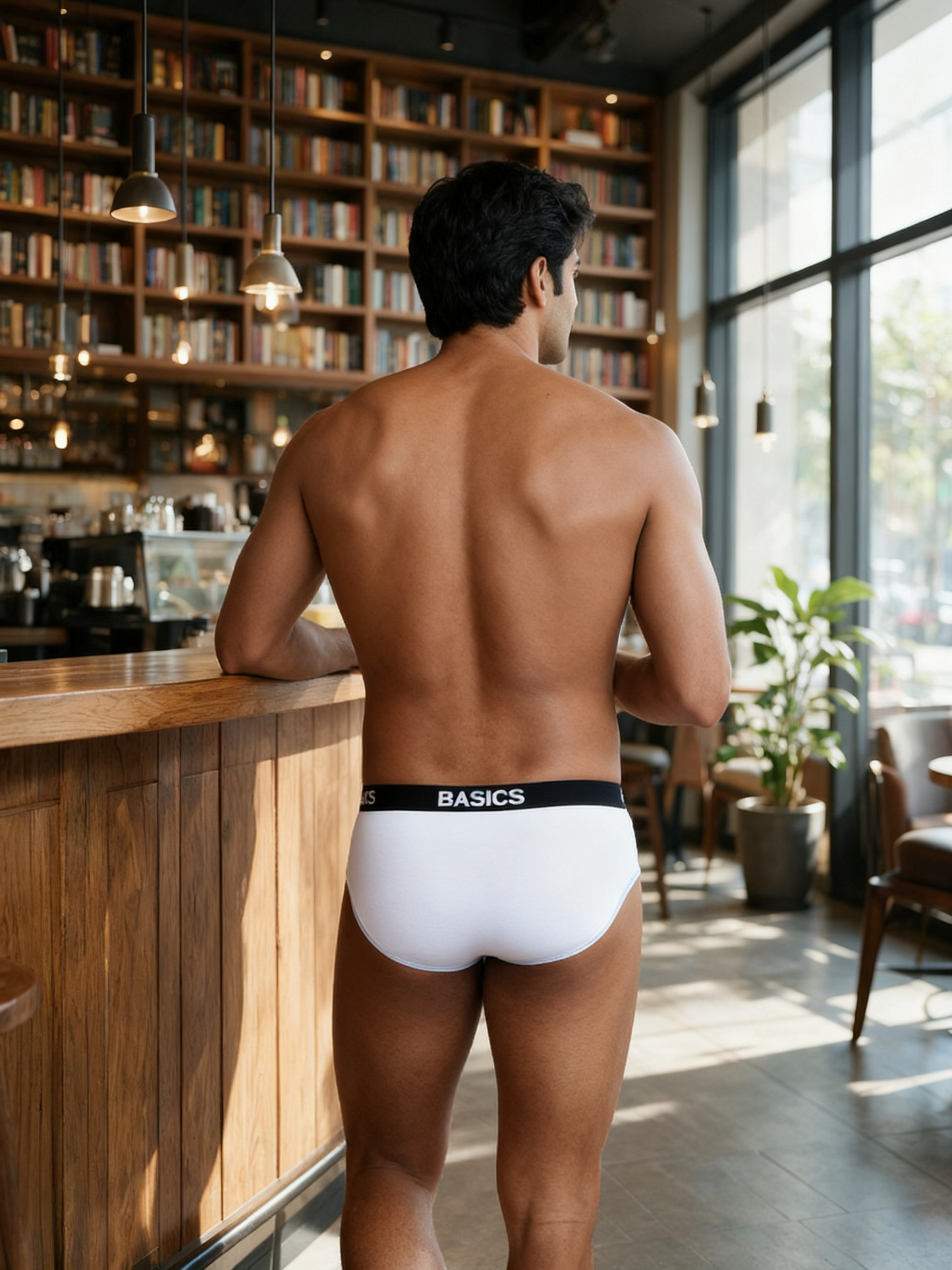 Men's Everyday Regular Fit Cotton Brief - Active BASIICS