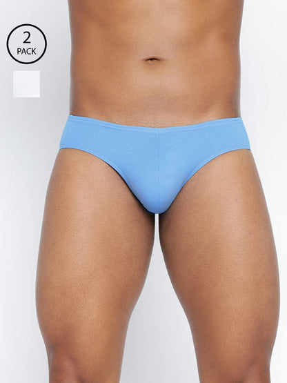 Pack of 2 Men's Standard Core BASIICS Briefs by La Intimo – Comfortable and Soft Innerwear