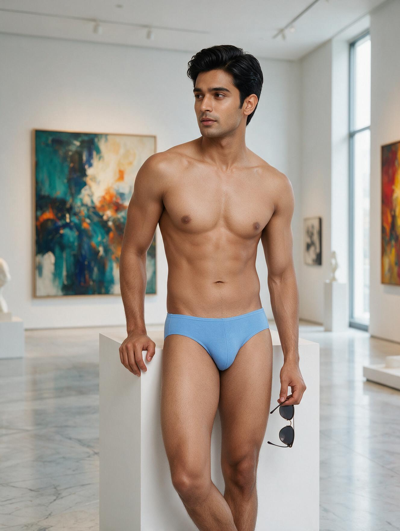 Men's Sleek Low Rise Cotton Brief - Classic Soft BASIICS