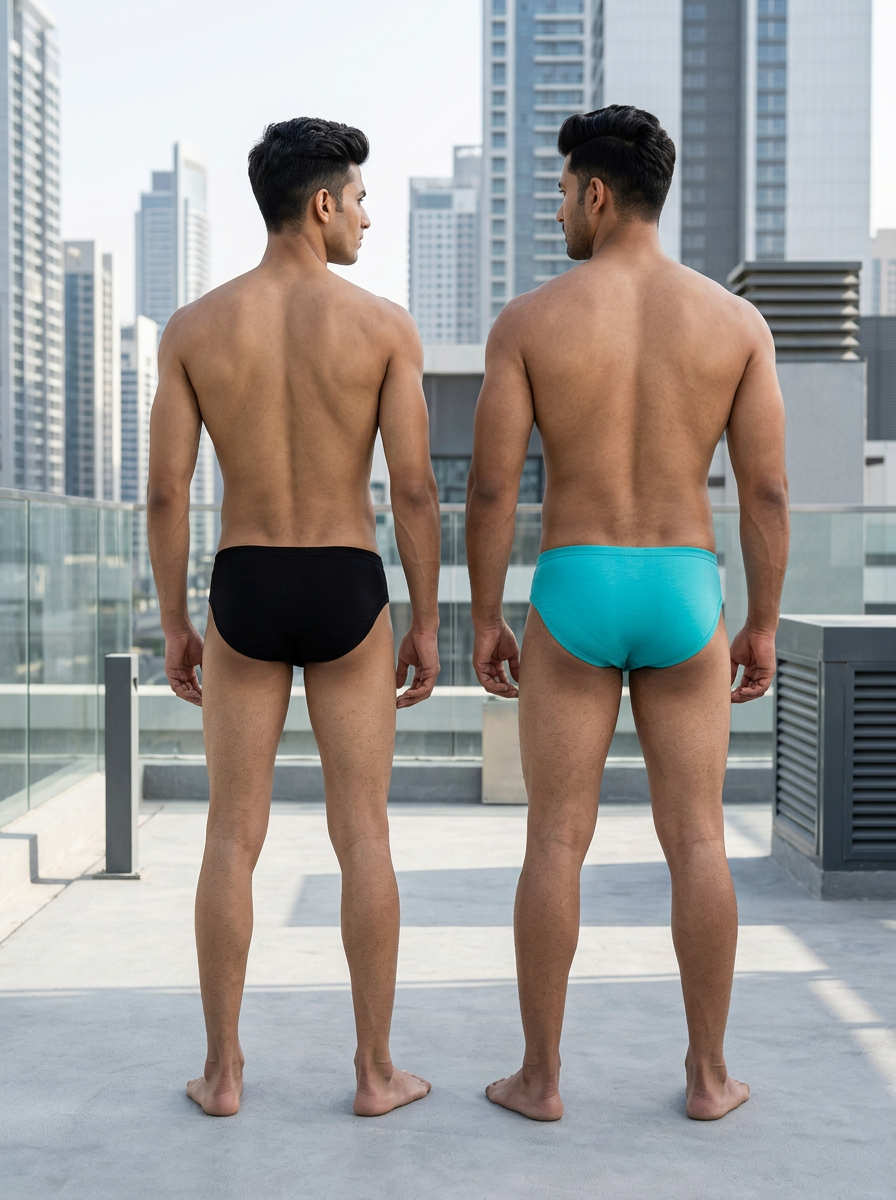 Cotton Brief - Stripe Fashion BASIICS (Pack of 2)