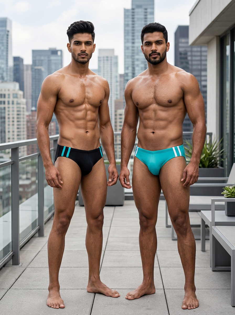 Cotton Brief - Stripe Fashion BASIICS (Pack of 2)