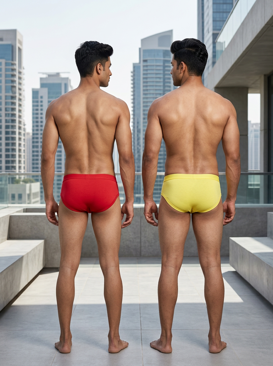 Cotton Brief - Stripe Fashion BASIICS (Pack of 2)