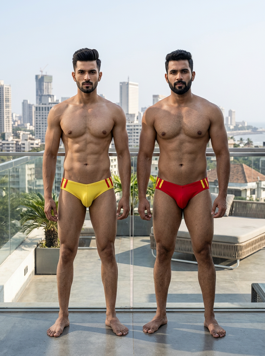 Cotton Brief - Stripe Fashion BASIICS (Pack of 2)