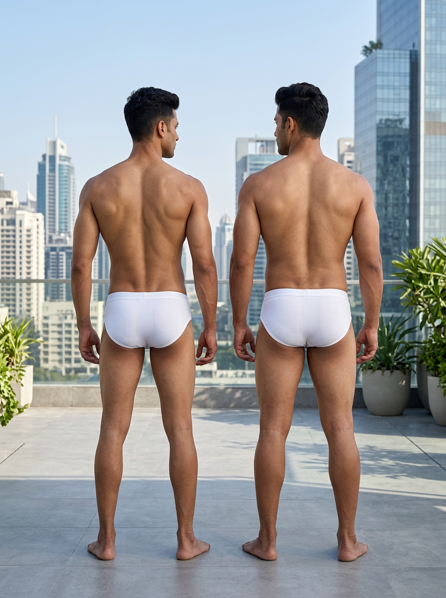 Cotton Brief - Stripe Fashion BASIICS (Pack of 2)