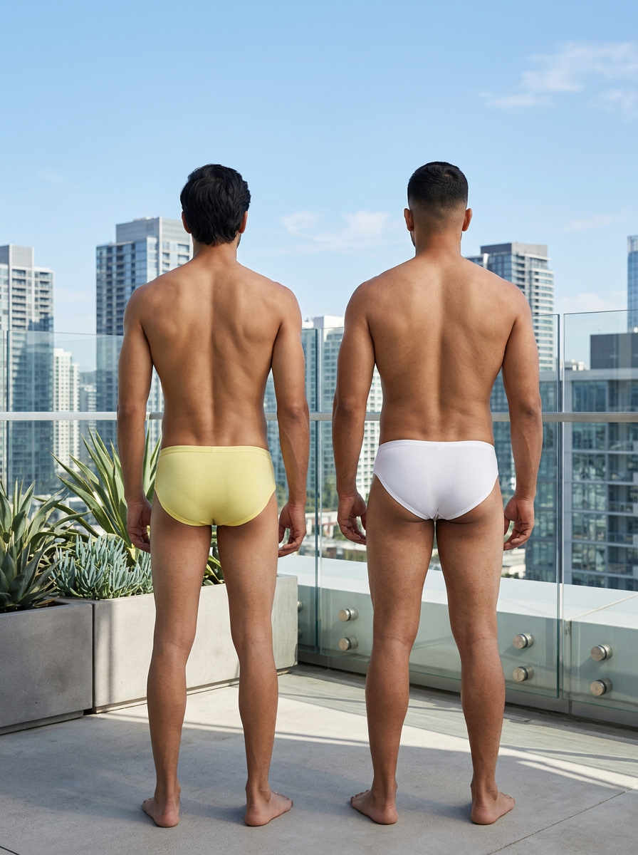 Cotton Brief - Stripe Fashion BASIICS (Pack of 2)