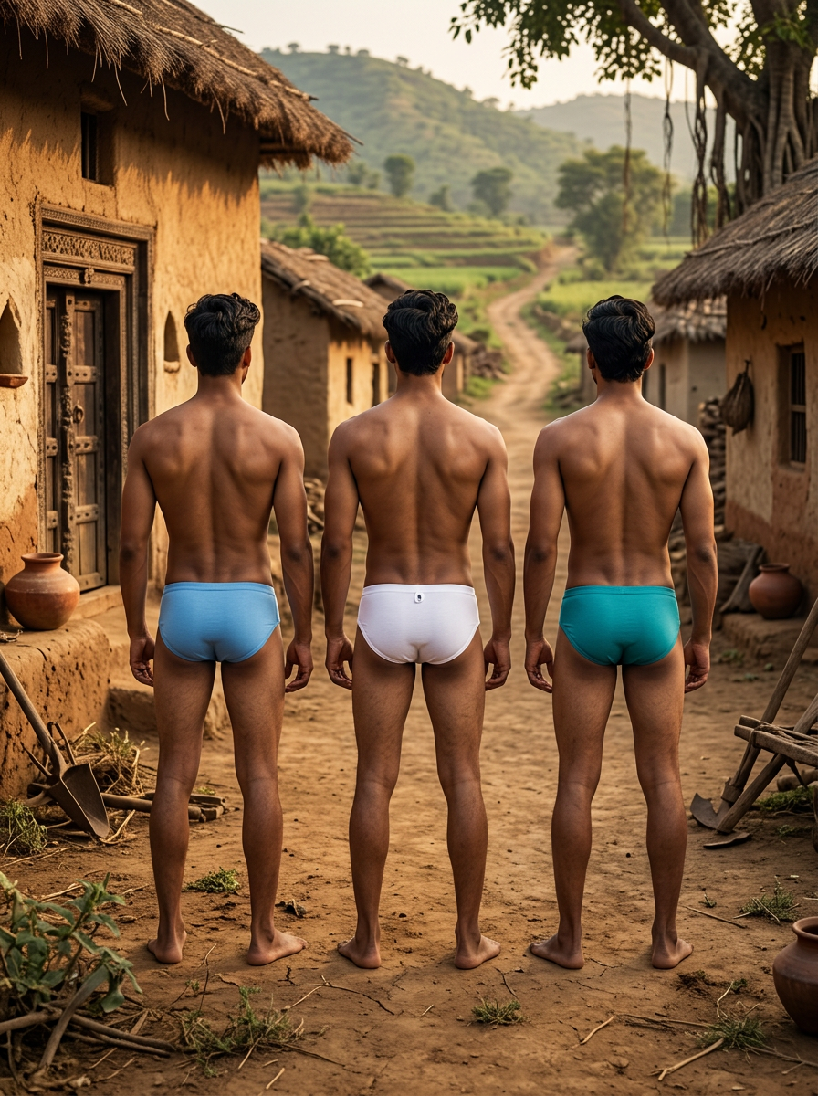Cotton Brief - Stripe Fashion BASIICS (Pack of 3)