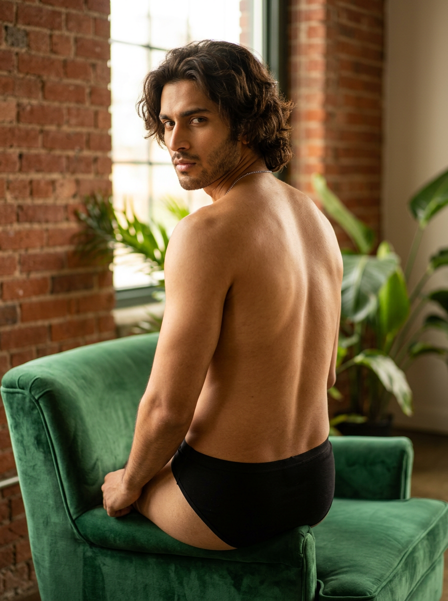 Cotton Brief - Stripe Fashion BASIICS
