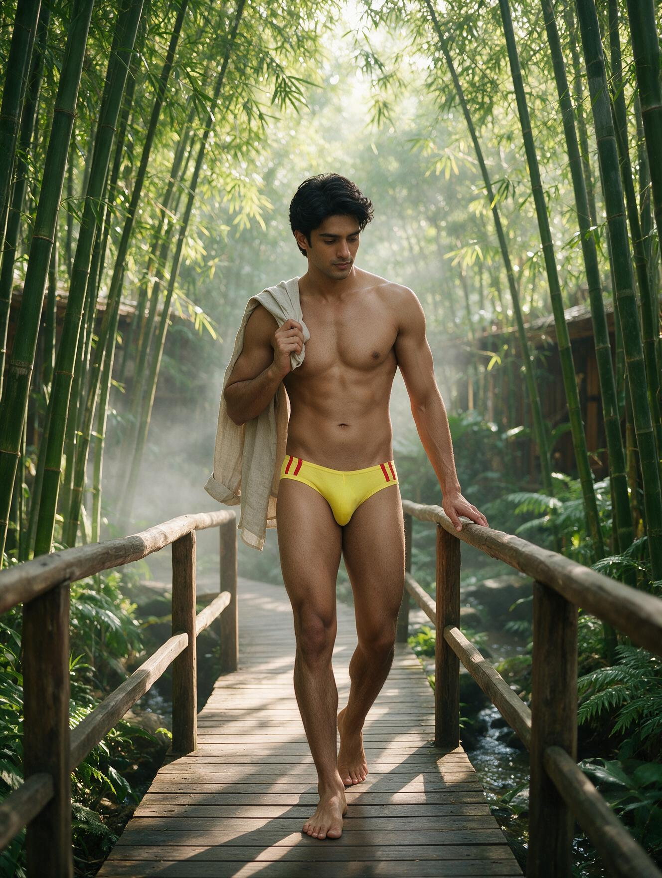 Men's Side Stripe Cotton Brief - Fashion BASIICS