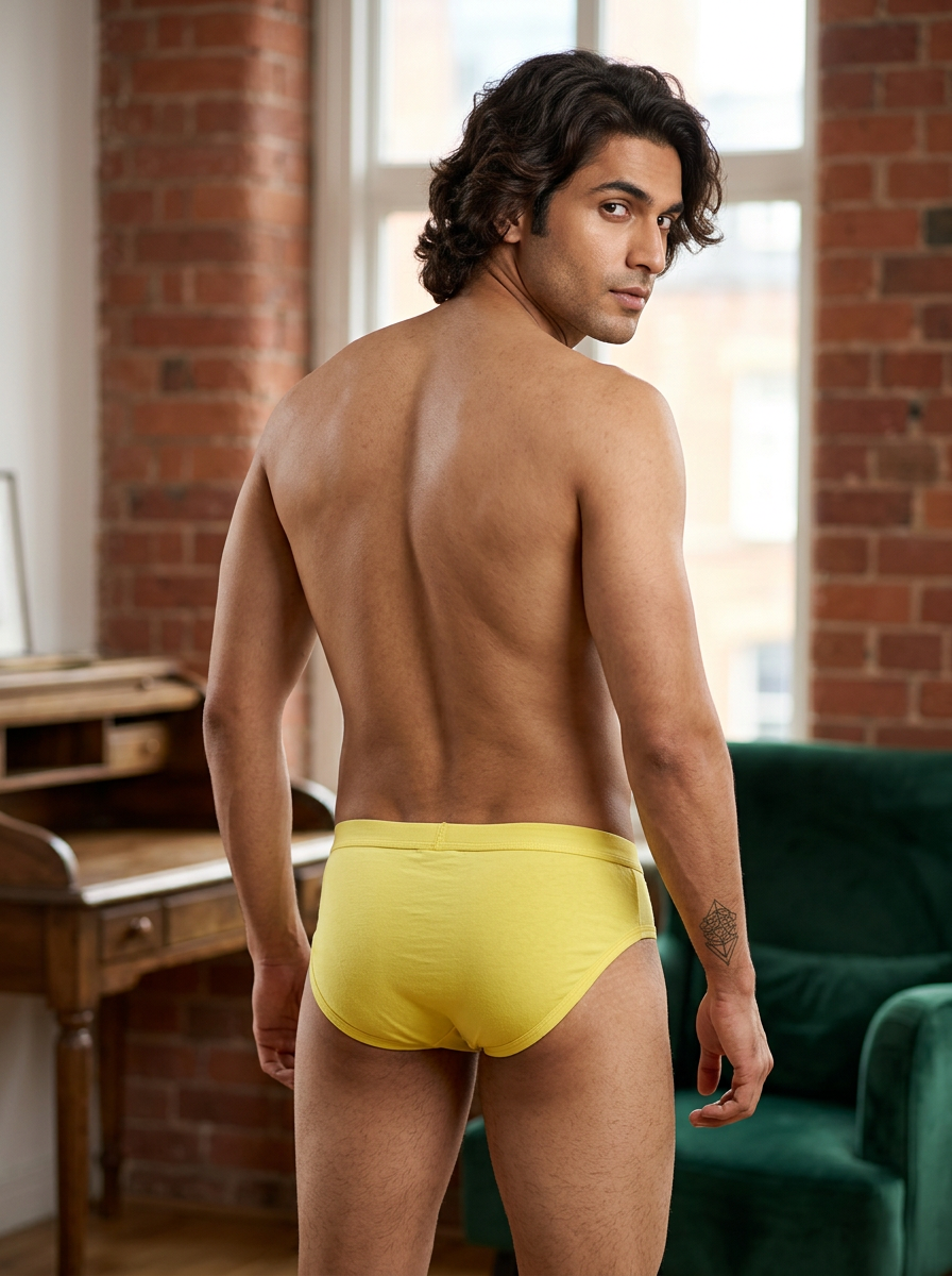 Cotton Brief - Stripe Fashion BASIICS