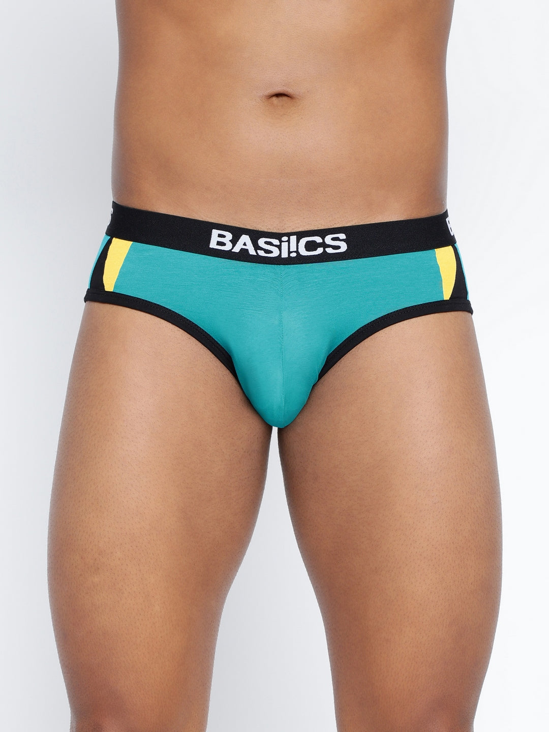 Pack of 3 men's innerwear briefs from BASIICS by La Intimo, featuring a standard core design for comfort and support. Available in a multi-pack for everyday wear.