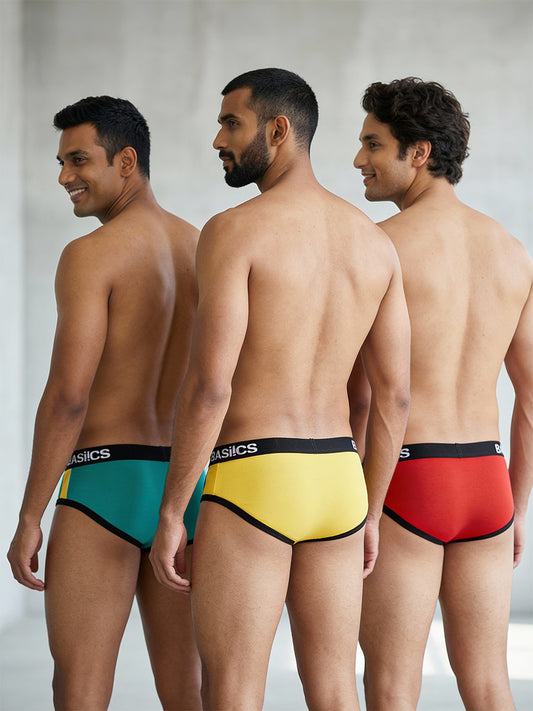 Cotton Brief - Cross Modern BASIICS (Pack of 3)