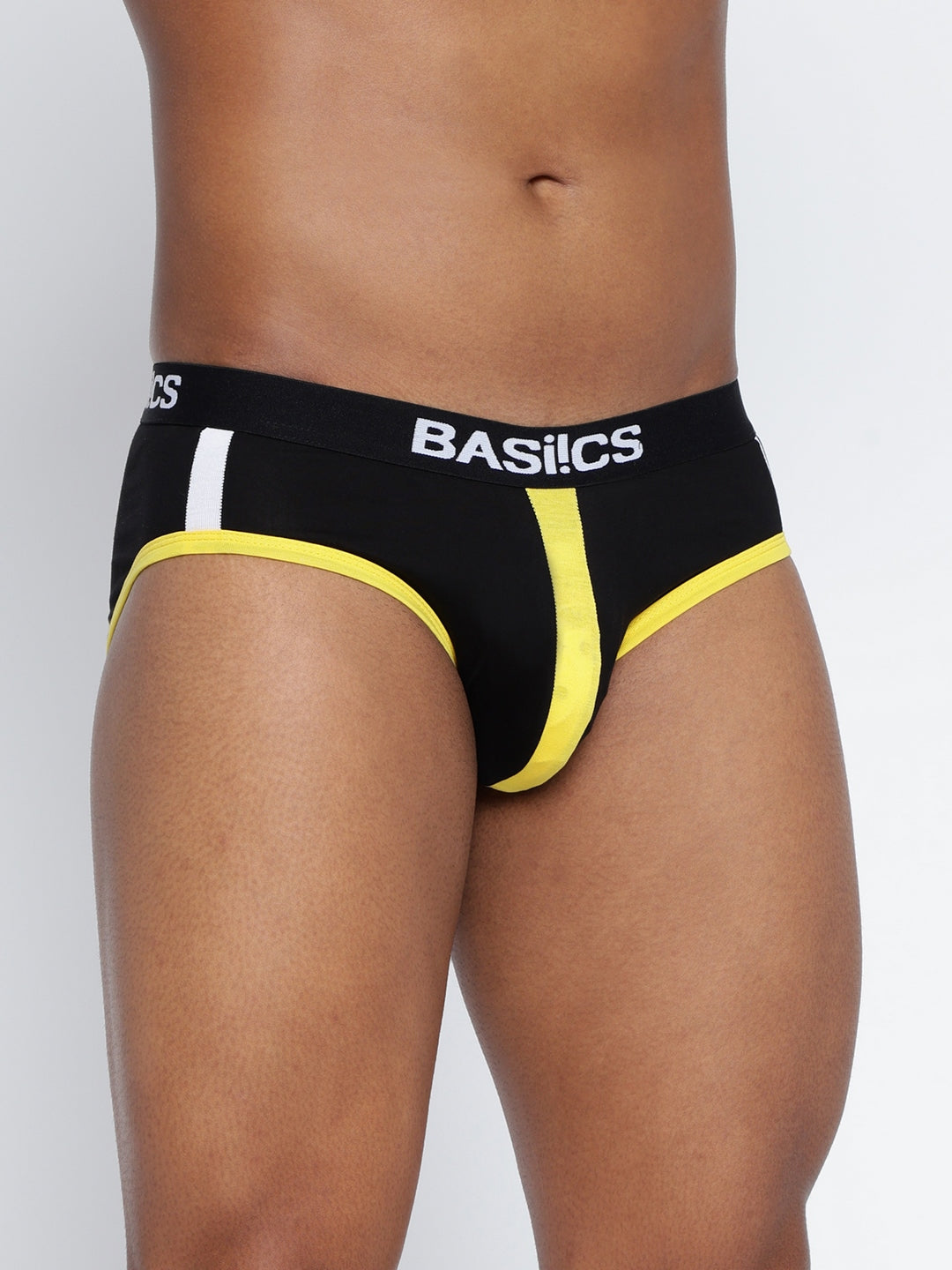 Single pack of men's standard core briefs from BASIICS by La Intimo, designed for comfort and support in everyday wear.