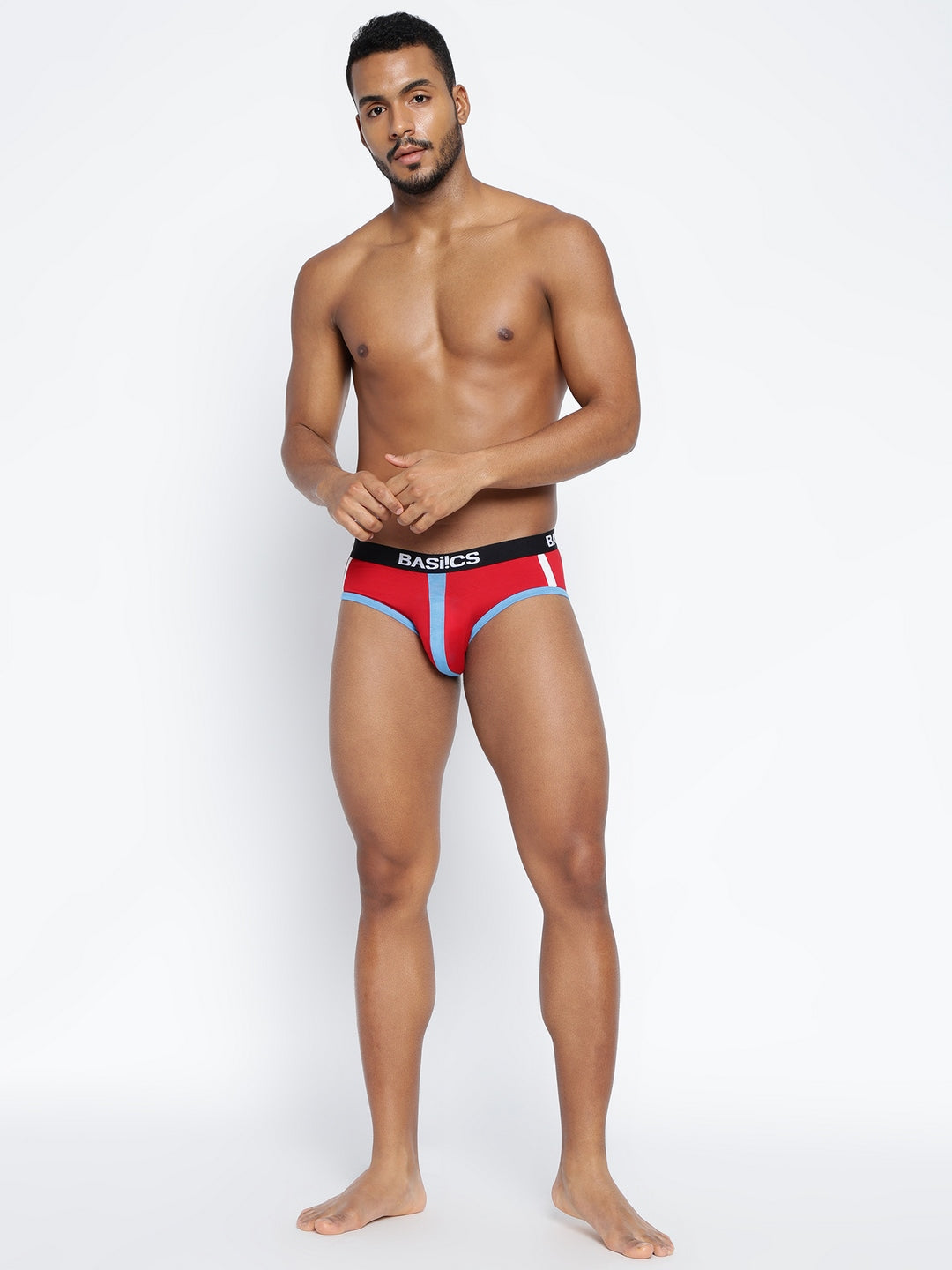 Single pack of men's standard core briefs from BASIICS by La Intimo, designed for comfort and support in everyday wear.