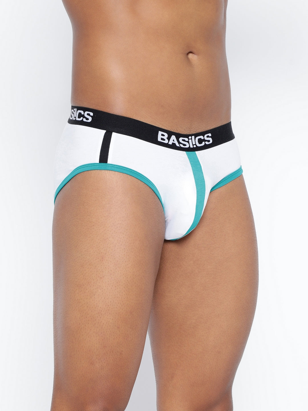 Single pack of men's standard core briefs from BASIICS by La Intimo, designed for comfort and support in everyday wear.