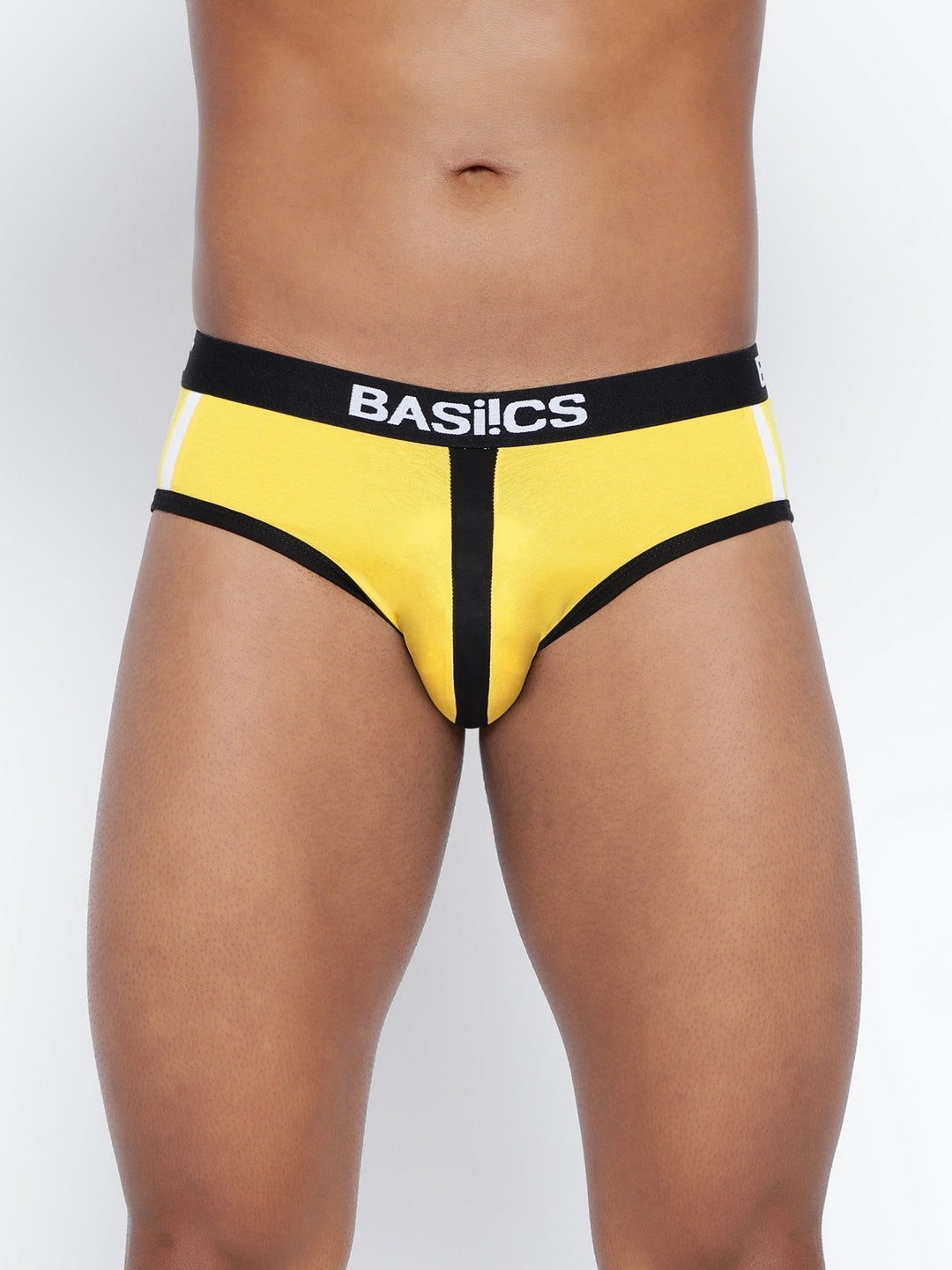 Single pack of men's standard core briefs from BASIICS by La Intimo, designed for comfort and support in everyday wear.