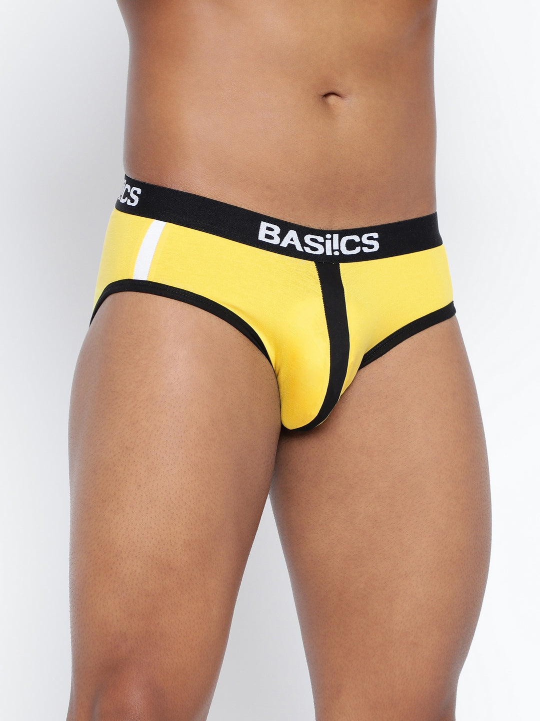 Single pack of men's standard core briefs from BASIICS by La Intimo, designed for comfort and support in everyday wear.