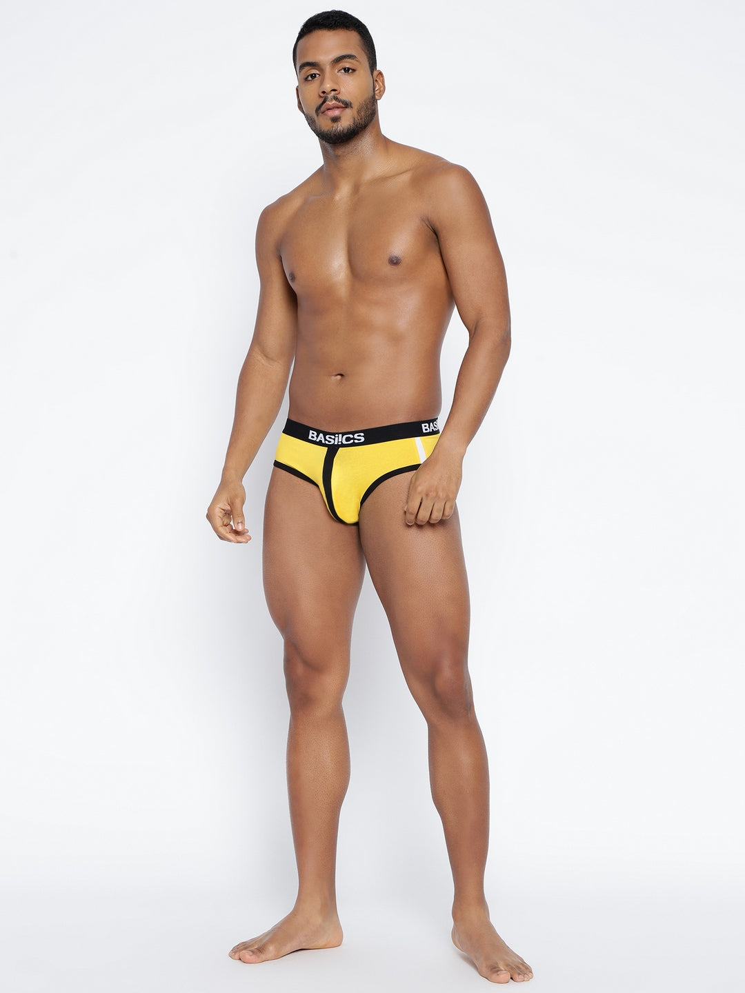 Single pack of men's standard core briefs from BASIICS by La Intimo, designed for comfort and support in everyday wear.