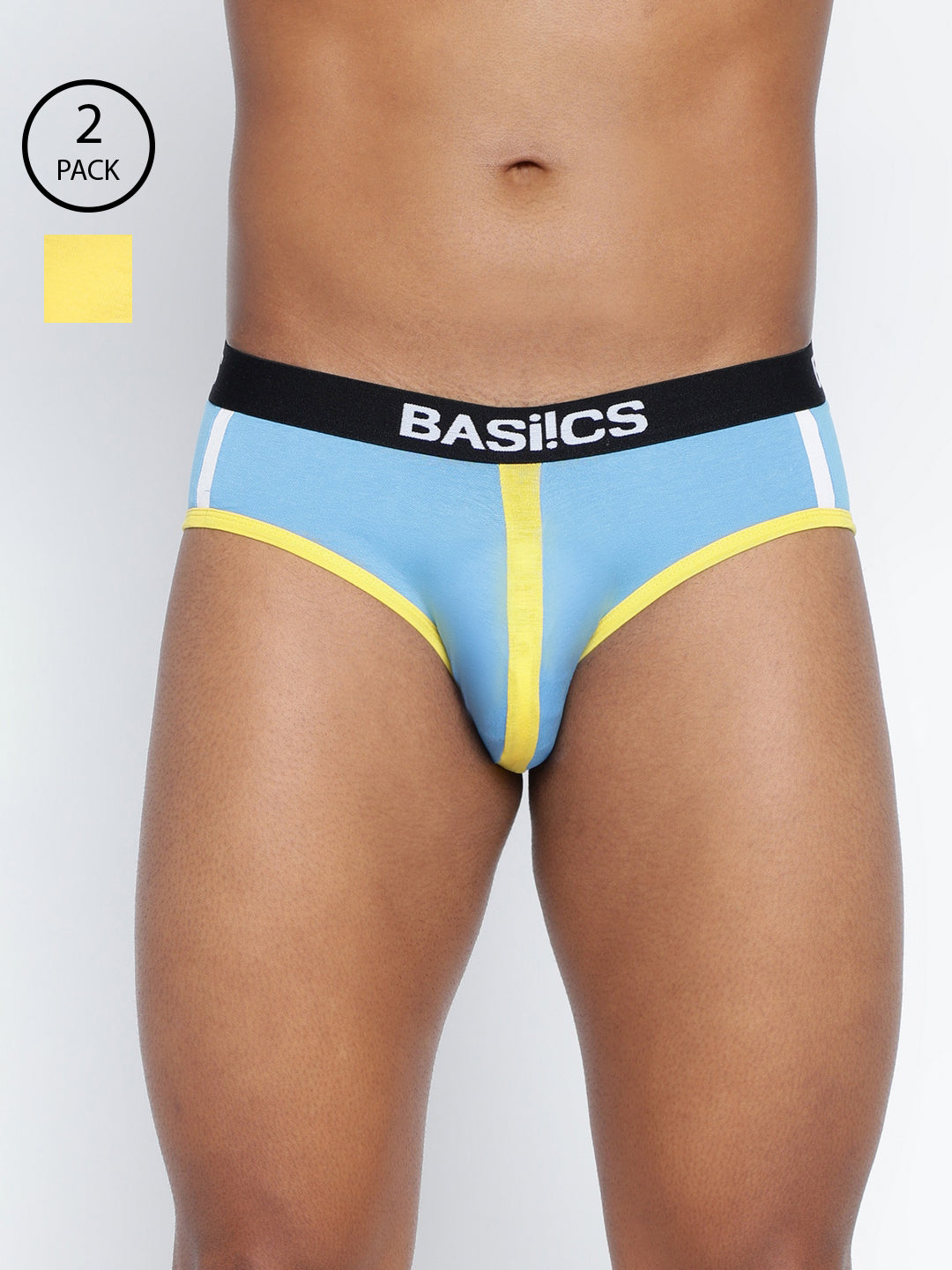 Pack of 2 men's standard core briefs from BASIICS by La Intimo, offering comfort and support for everyday wear.