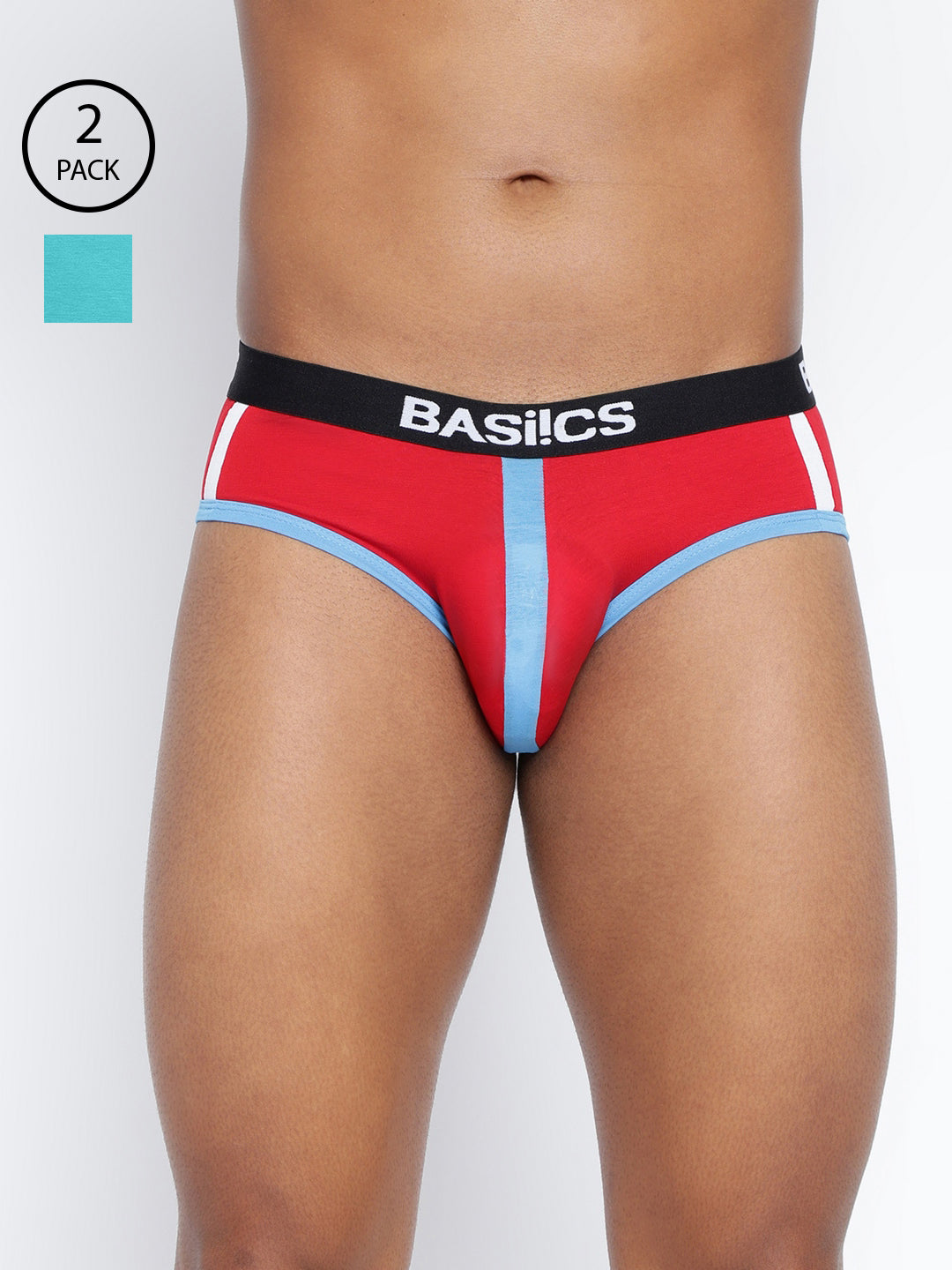 Pack of 2 men's standard core briefs from BASIICS by La Intimo, offering comfort and support for everyday wear.