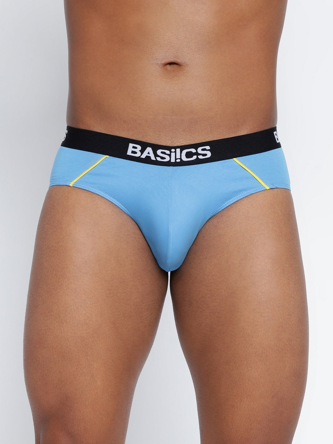 Single pack of men's standard core briefs from BASIICS by La Intimo, designed for comfort and support in everyday wear.