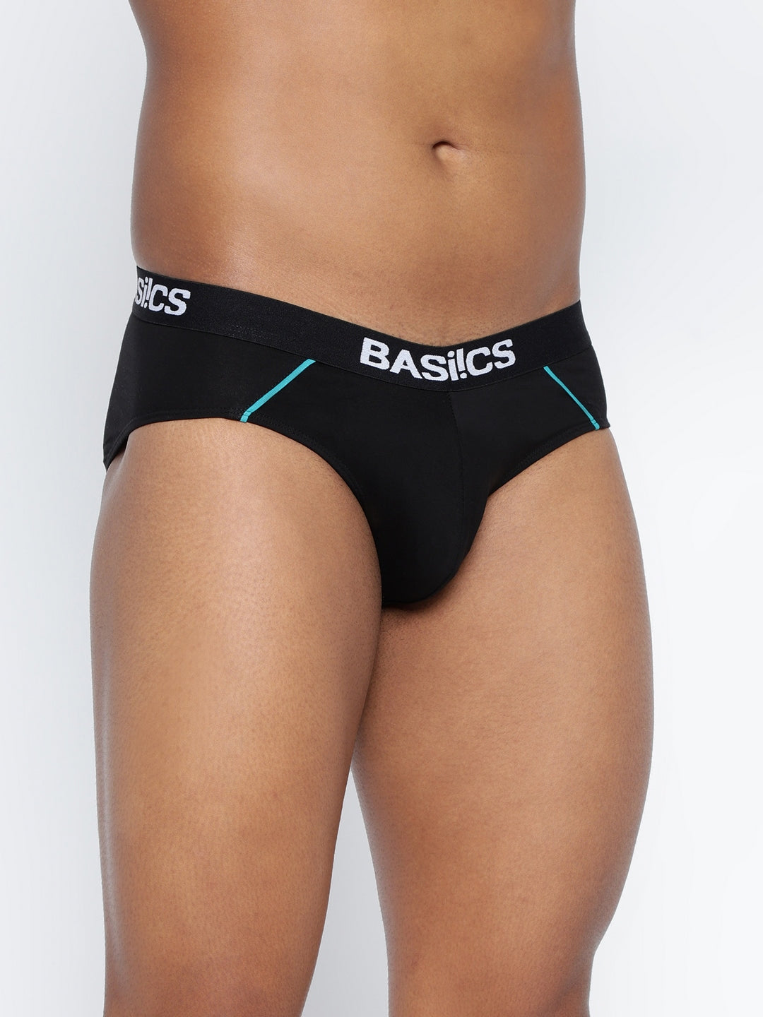 Single pack of men's standard core briefs from BASIICS by La Intimo, designed for comfort and support in everyday wear.