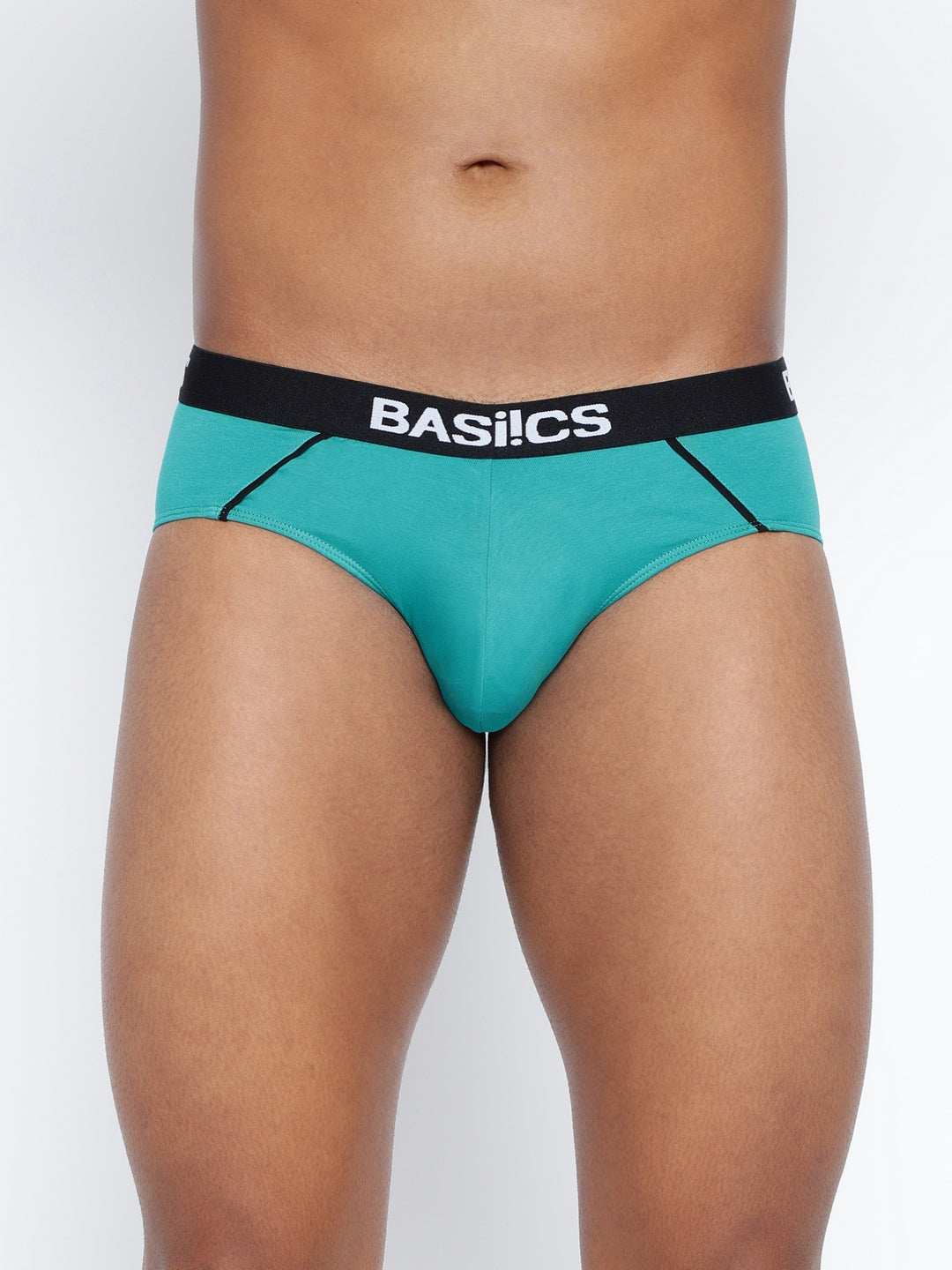 Single pack of men's standard core briefs from BASIICS by La Intimo, designed for comfort and support in everyday wear.