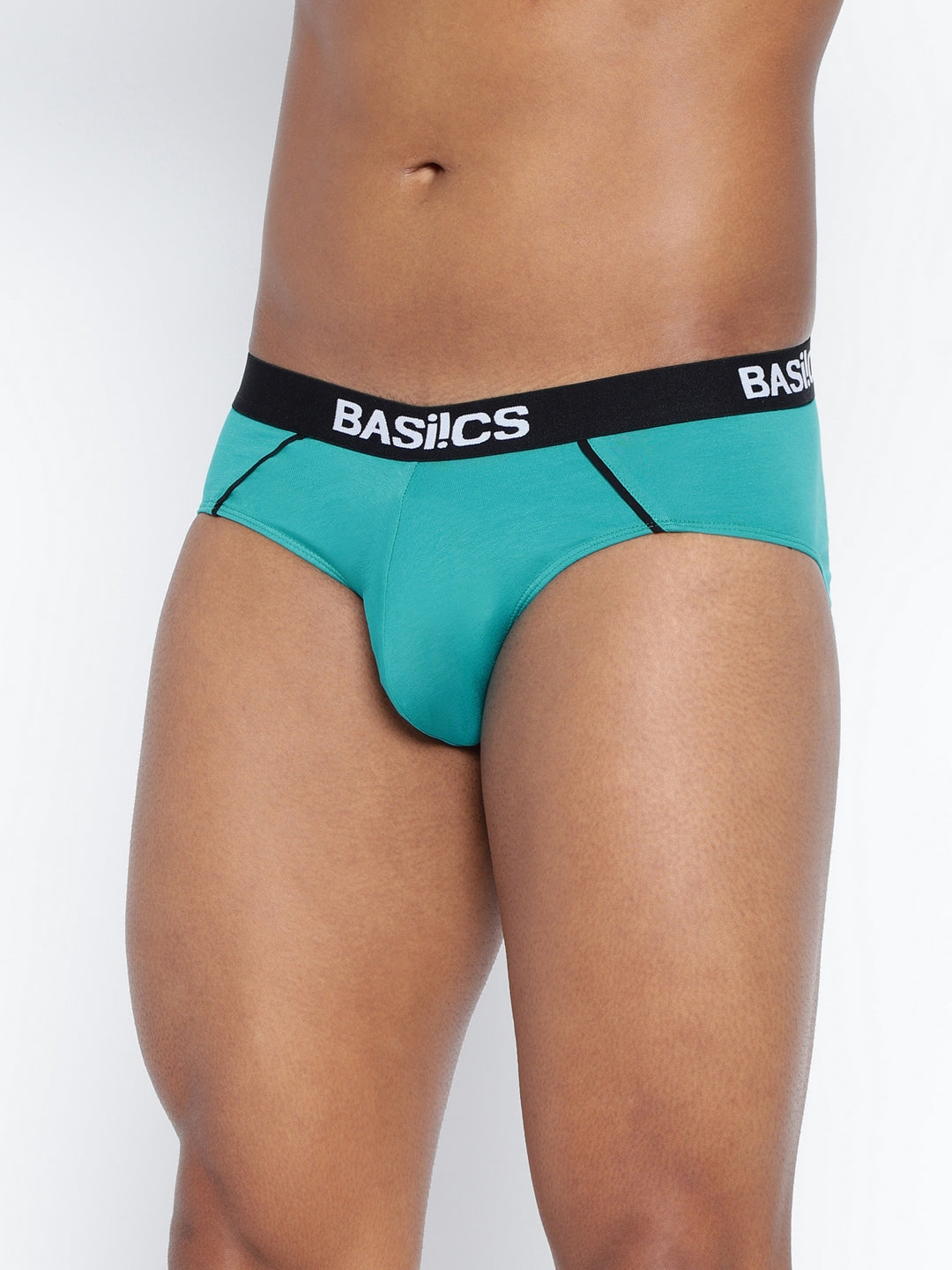 Single pack of men's standard core briefs from BASIICS by La Intimo, designed for comfort and support in everyday wear.