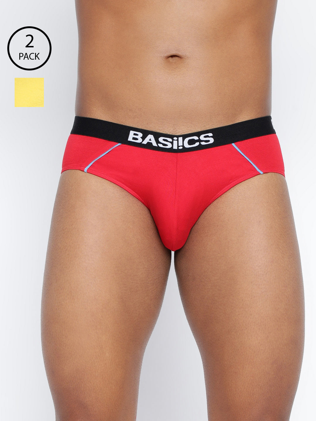 Pack of 2 men's standard core briefs from BASIICS by La Intimo, offering comfort and support for everyday wear.