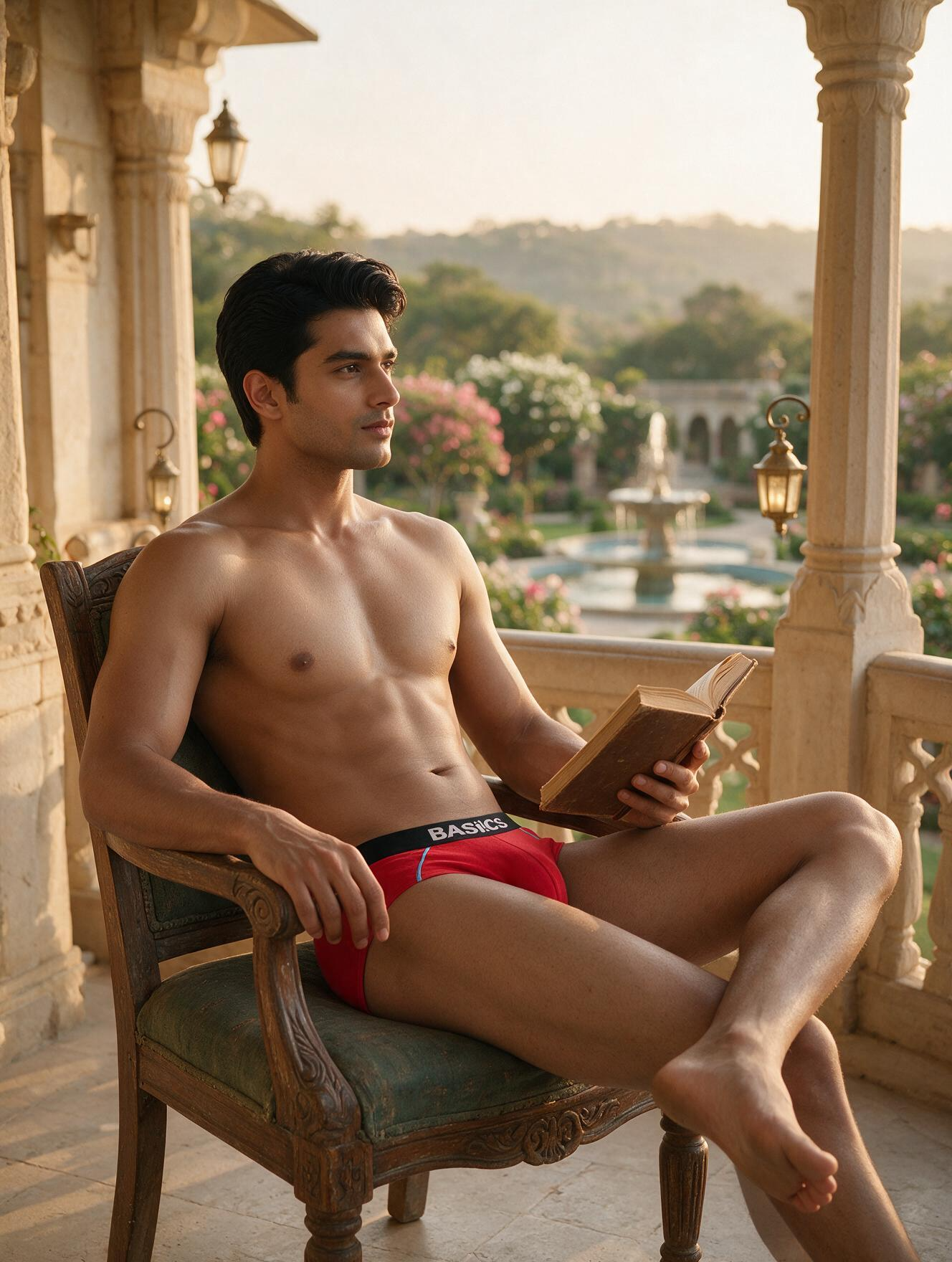 Men's Mid Rise Stretch Cotton Brief - Power BASIICS