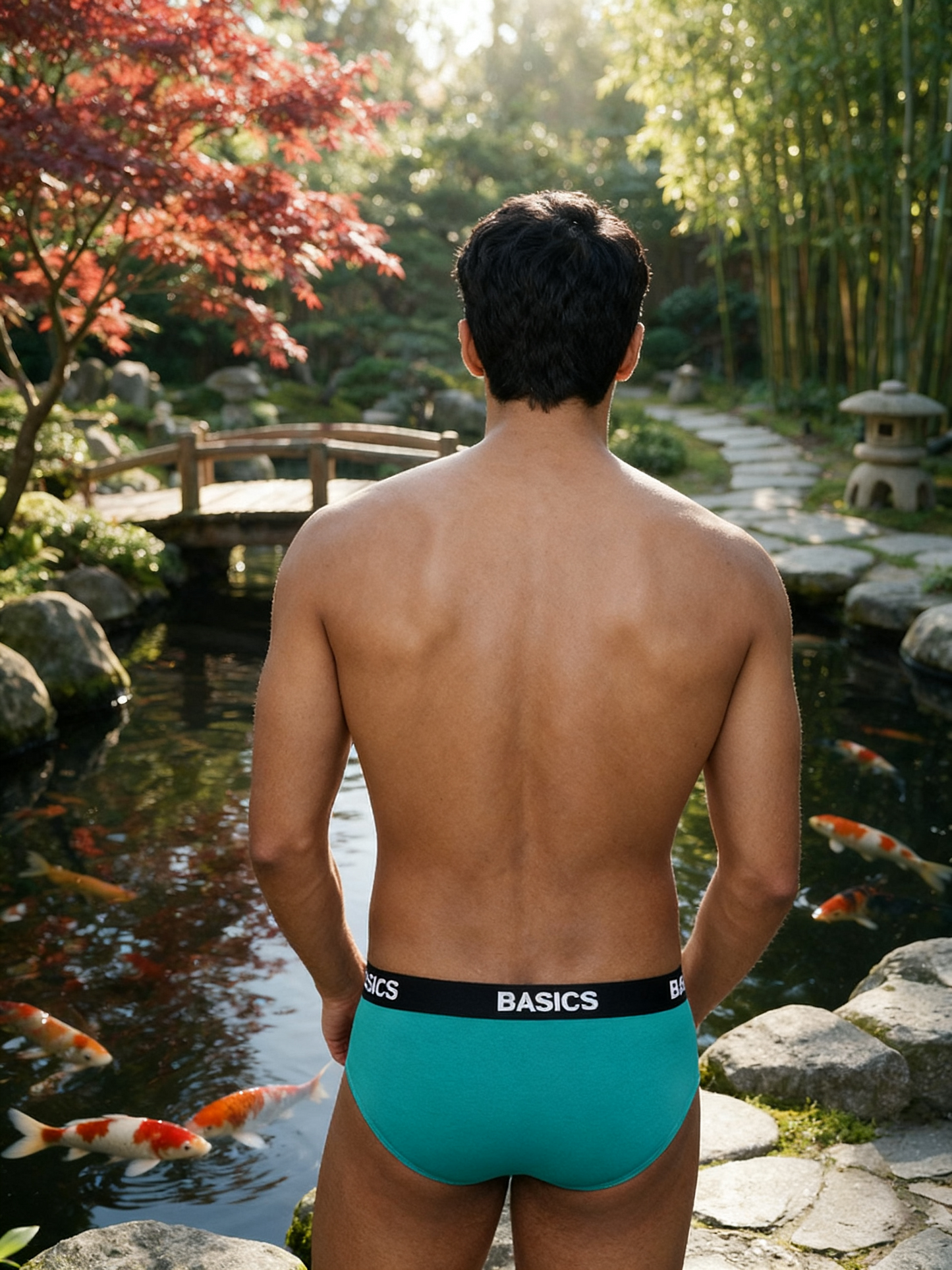 Men's Mid Rise Stretch Cotton Brief - Power BASIICS