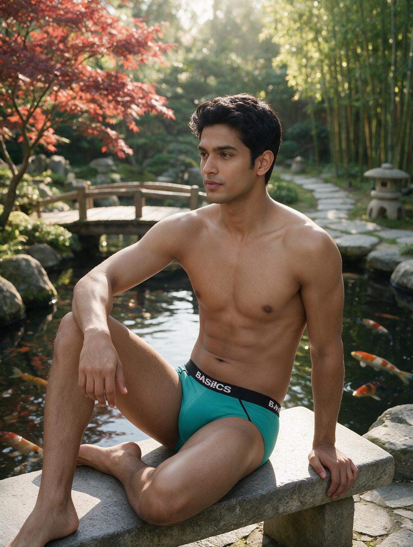 Men's Mid Rise Stretch Cotton Brief - Power BASIICS