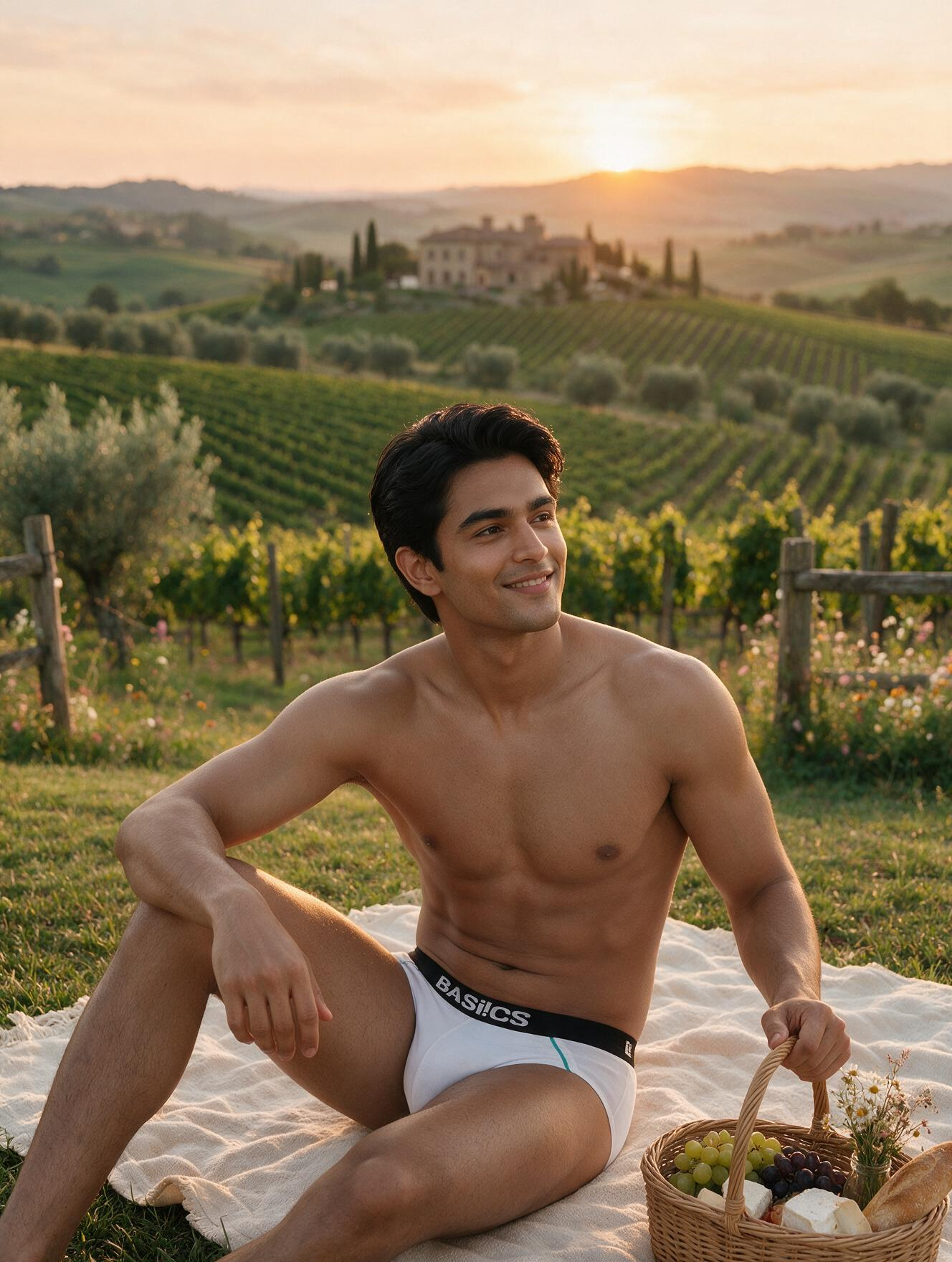 Men's Mid Rise Stretch Cotton Brief - Power BASIICS