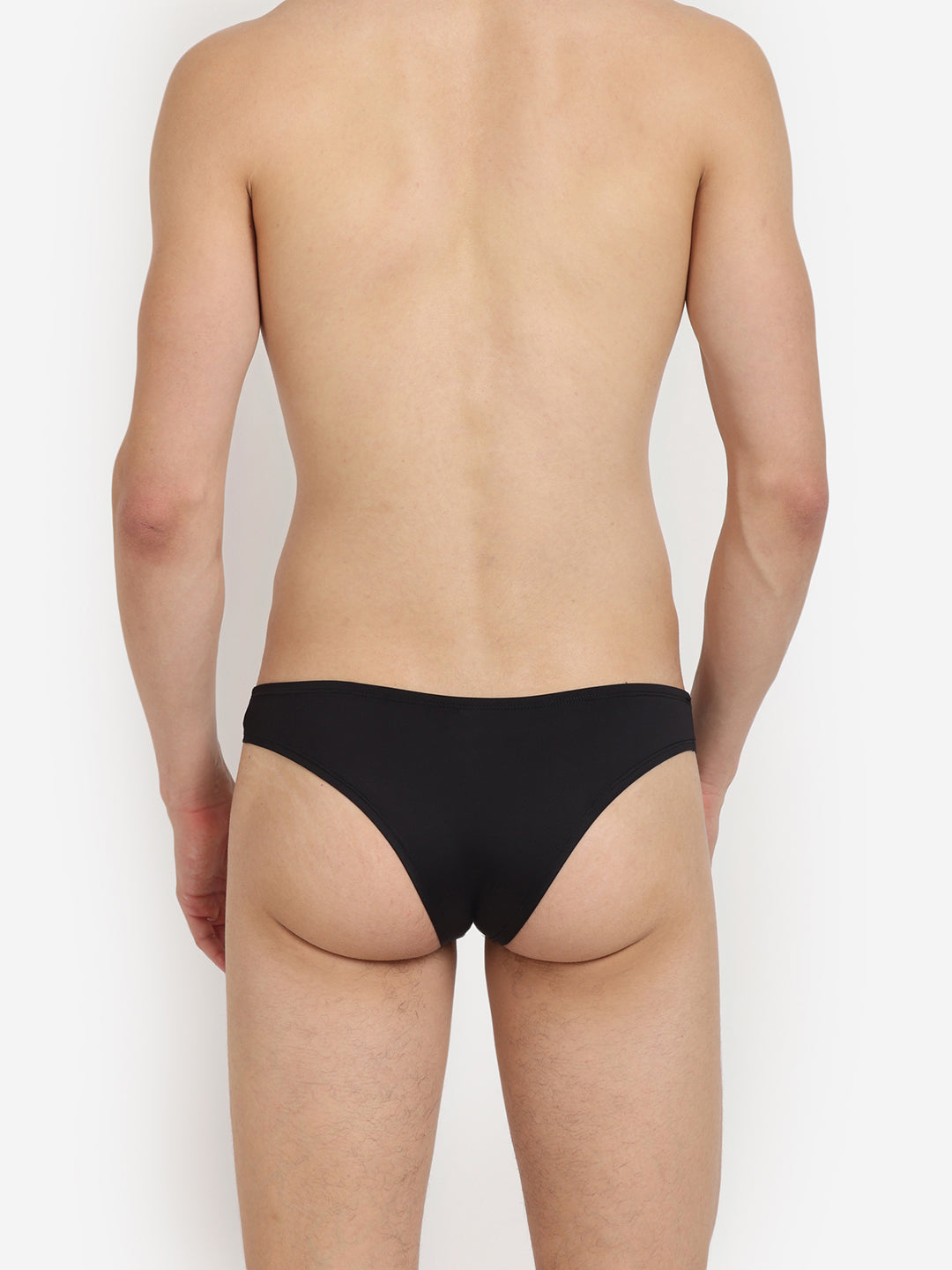 Pack of 3 men's semi-seamless mini cheek briefs from BASIICS by La Intimo, offering a sleek fit and all-day comfort for everyday wear.